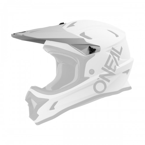 O'Neal Sonus Solid Visor Helm Blende Schirm light grau Oneal 