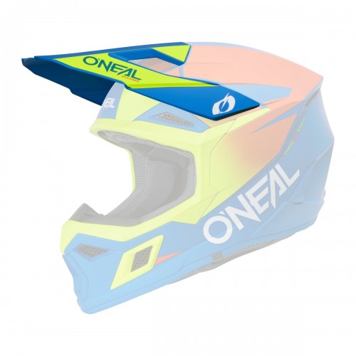 ONeal 3SRS Solid Visor Helmschirm blau/neon 2026 