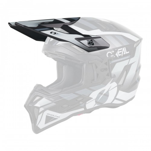 ONeal EX-SRS Dust Visor Helmschirm schwarz/grau 2026 