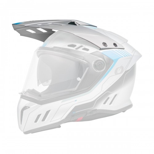 ONeal Sierra RS Echo Visor Helmschirm grau/blau 2026 