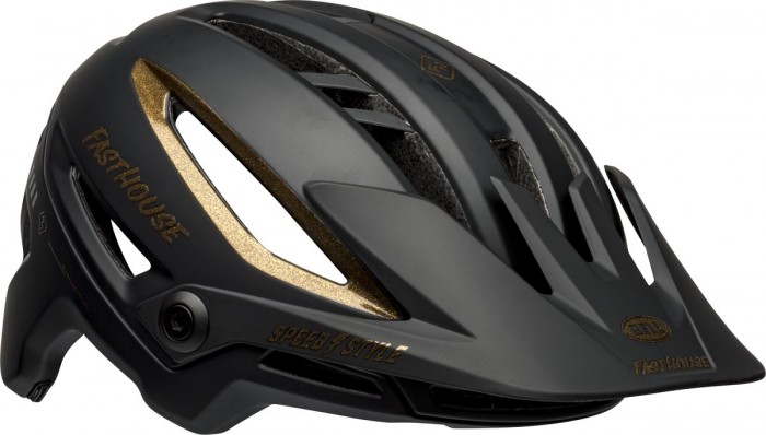 Bell Sixer MIPS MTB Fahrrad Helm fasthouse schwarz/goldfarben 2024 