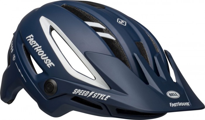 Bell Sixer MIPS MTB Fahrrad Helm fasthouse blau/weiß 2024 