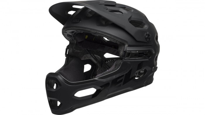 Bell Super 3R MIPS MTB Fahrrad Helm schwarz/grau 2024 