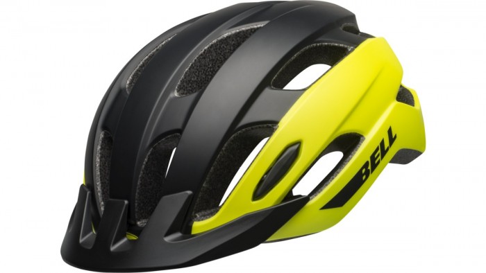 Bell Trace MTB / Trekking Fahrrad Helm matt schwarz/gelb 2025 