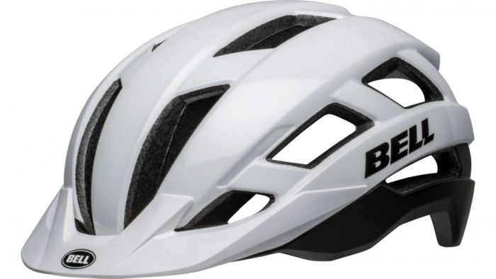 Bell Falcon XRV LED MIPS Rennrad Fahrrad Helm matt weißschwarz 2024 