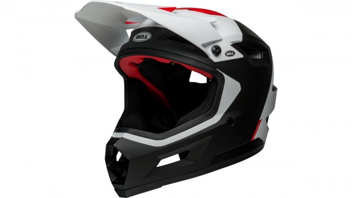 Bell Sanction 2 DLX MIPS DH Fahrrad Helm matt schwarz/weiß 2025 