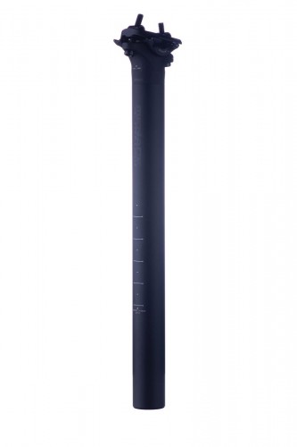 Sixpack Menace Fahrrad Sattelstütze 350mm x 27.2mm / 31.6mm stealth schwarz 