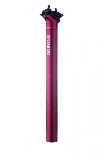 Sixpack Menace Fahrrad Sattelstütze 350mm x 27.2mm / 31.6mm rot 