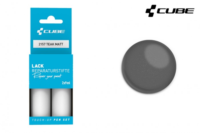 Cube Touch-Up Pen Lackreparaturstift Set matt teak 