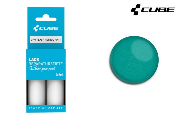 Cube Touch-Up Pen Lackreparaturstift Set 30ml / 49.83¤ / Liter matt flash petrol 