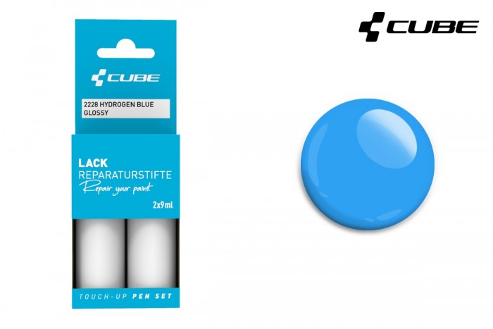 Cube Touch-Up Pen Lackreparaturstift Set 30ml / 49.83 / Liter hydrogen blue glossy 2228 