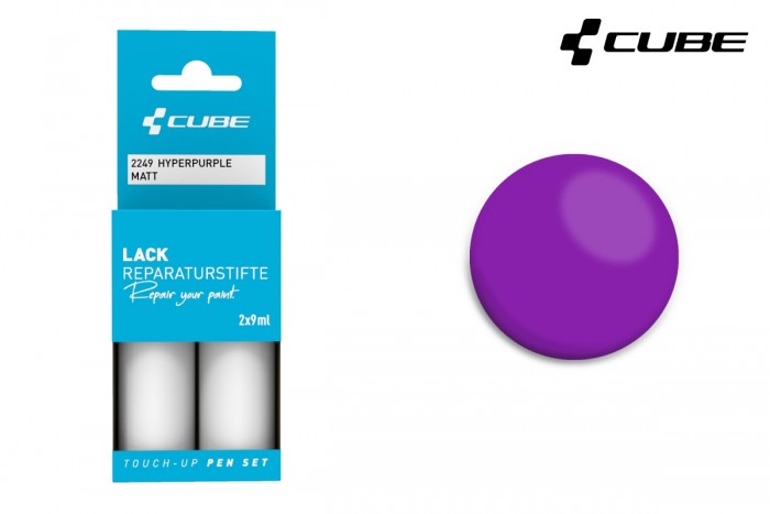 Cube Touch-Up Pen Lackreparaturstift Set 30ml / 49.83 / Liter hyperpurple matt 2249 