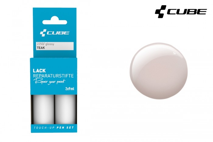 Cube Touch-Up Pen Lackreparaturstift Set teak 