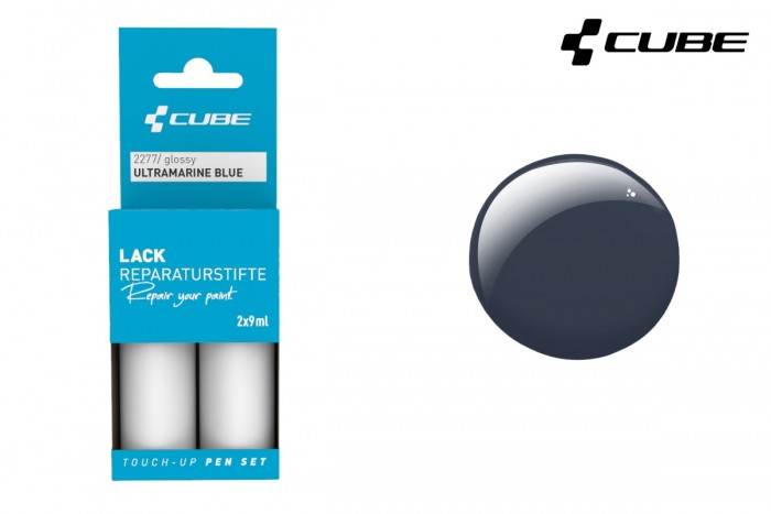 Cube Touch-Up Pen Lackreparaturstift Set ultramarine blue 