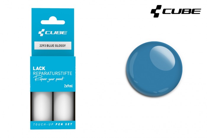 Cube Touch-Up Pen Lackreparaturstift Set 30ml / 49.83 Euro / Liter blue glossy 