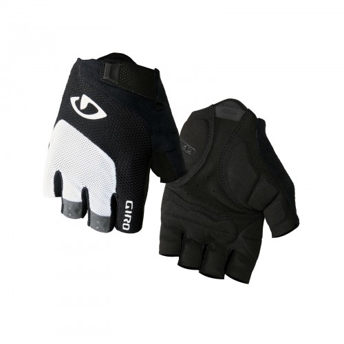 Giro Bravo Gel Fahrrad Handschuhe kurz weiß/schwarz 2022 