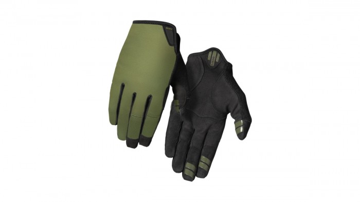 Giro DND Fahrrad Handschuhe lang grün/schwarz 2025 