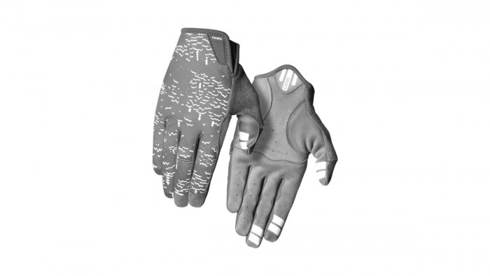 Giro La DND Damen Fahrrad Handschuhe lang grau/weiß 2025 