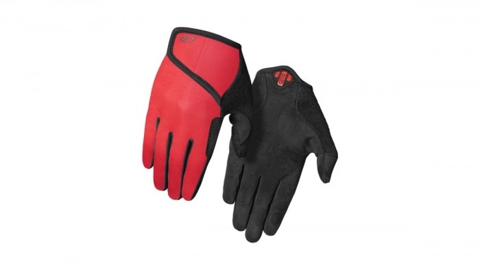 Giro DND Jr. II Kinder / Jugend Fahrrad Handschuhe lang rot/schwarz 2025 