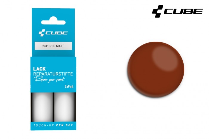 Cube Touch-Up Pen Lackreparaturstift Set 30ml / 49.83¤ / Liter matt red 