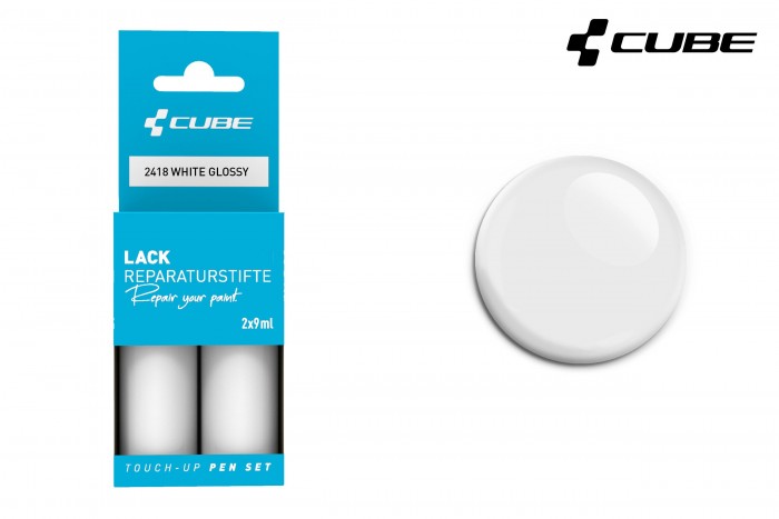 Cube Touch-Up Pen Lackreparaturstift Set 30ml / 49.83 / Liter white glossy 
