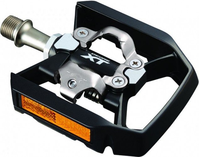 Shimano Deore XT PDT8000 Flat & Klick Fahrrad Pedale schwarz 