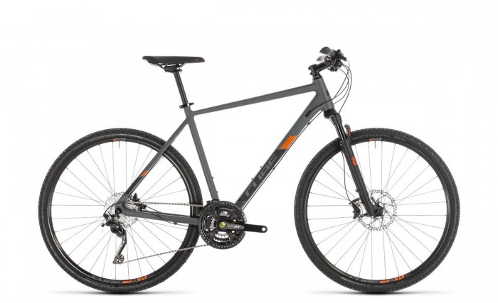 Cube Cross Exc Cyclocross Fahrrad grau/orange 2019 