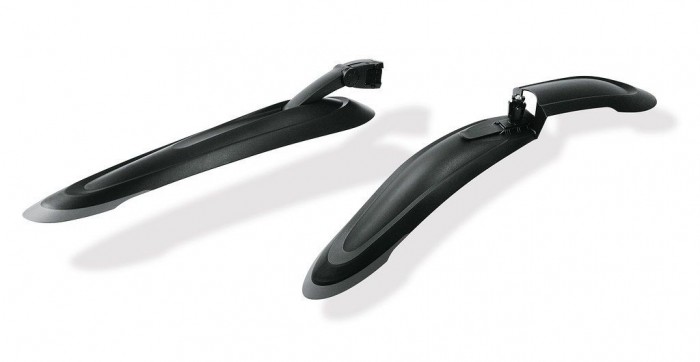 XLC MG-C25 Mudguard Fahrrad Schutzblech Set schwarz 