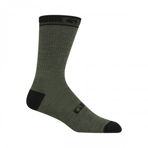 Giro Winter Merino Wool Winter Fahrrad Funktionssocken grün 2025 