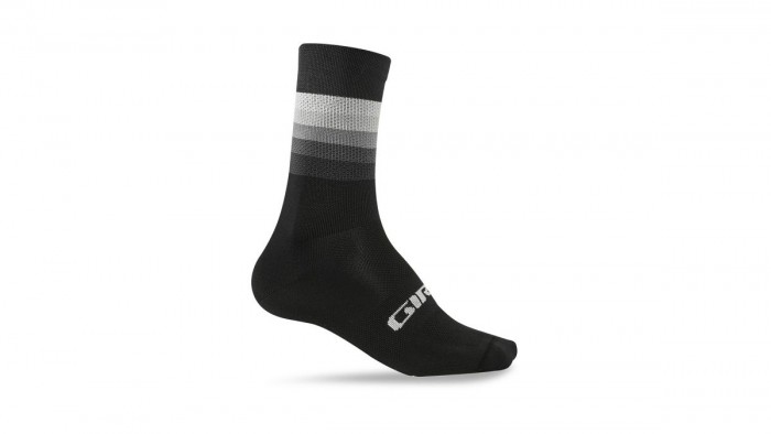 Giro Comp High Rise Fahrrad Socken schwarz/grau 2025 