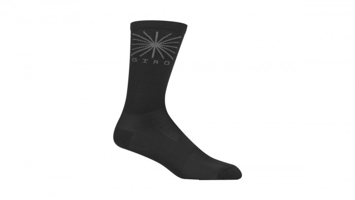 Giro Comp Raser Highrise Fahrrad Socken schwarz/grau 2022 