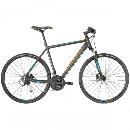 Bergamont Helix 5.0 Cross Trekking Fahrrad grau/orange/blau 2018 