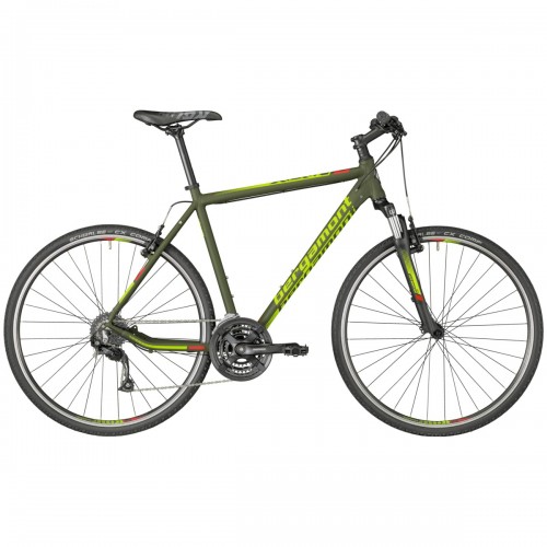 Bergamont Helix 3.0 Cross Trekking Fahrrad oliv grün/grün/rot 2018 