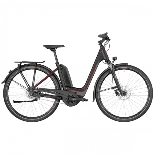 Bergamont E-Horizon N8 FH 400 Wave Damen Pedelec Elektro Trekking Fahrrad schwarz/rot 2018 