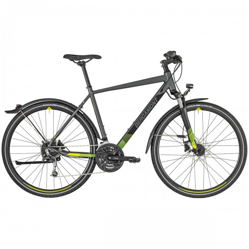 Bergamont Helix 6 EQ Cross Trekking Fahrrad grau/schwarz/grün 2019 