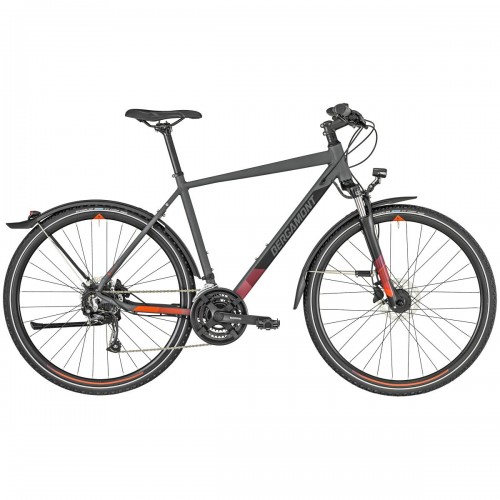 Bergamont Helix 4 EQ Cross Trekking Fahrrad grau/schwarz/grün 2019 