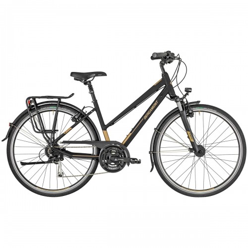 Bergamont Horizon 5 Damen Trekking Fahrrad schwarz/goldfarben 2019 