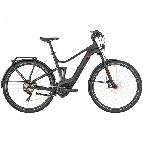 Bergamont E-Horizon FS Elite Pedelec Elektro Trekking Fahrrad grau/schwarz/rot 2019 