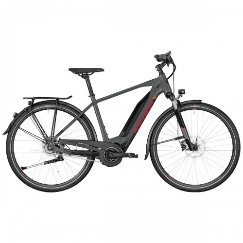 Bergamont E-Horizon N8 FH 500 Pedelec Elektro Trekking Fahrrad grau/rot 2019 