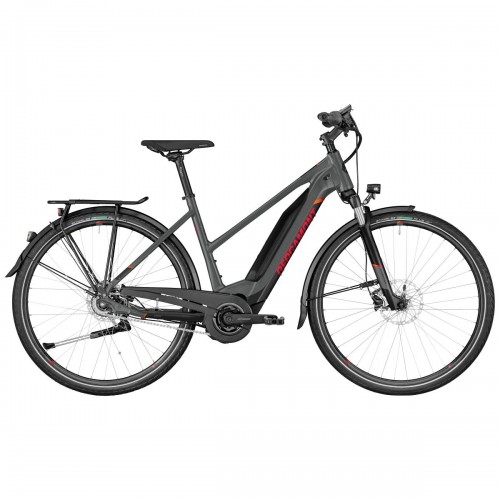Bergamont E-Horizon N8 FH 500 Damen Pedelec Elektro Trekking Fahrrad grau/rot 2019 
