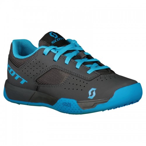 Scott MTB AR Kids Lace Kinder Fahrrad Schuhe grau/blau 2025 