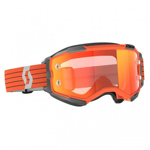 Scott Fury MX Goggle Cross/MTB Brille orange/grau/orange chrom works 