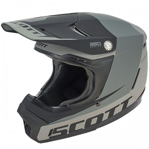 Scott 350 Evo Plus Carry MX Enduro Motorrad / Bike Helm schwarz 2022 