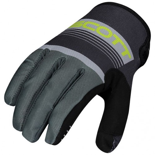 Scott 350 Race MX Motocross / DH Fahrrad Handschuhe grau/schwarz/gelb 2021 