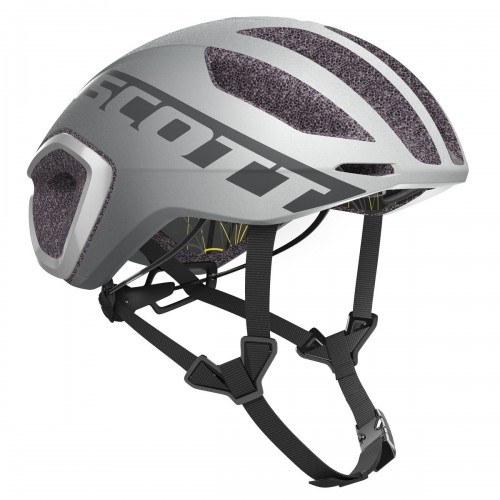 Scott Cadence Plus MIPS Triathlon Rennrad Fahrrad Helm silberfarben reflective 2021 