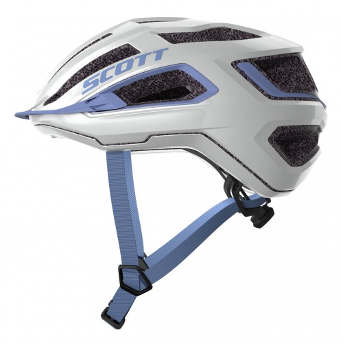 Scott Arx Rennrad Fahrrad Helm weiß/blau 2024 