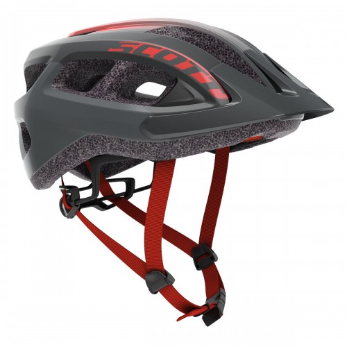 Scott Supra MTB Fahrrad Helm Gr.54-61cm grau/fade rot 2022 