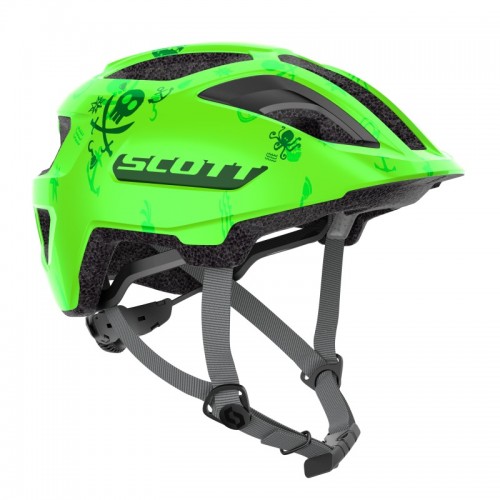 Scott Spunto Junior Kinder Fahrrad Helm Gr.50-56cm fluo grün 2024 