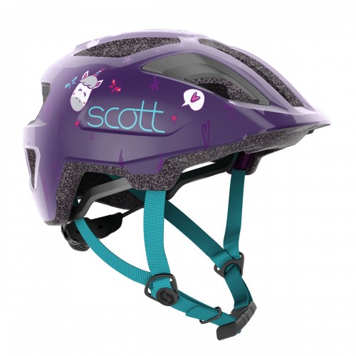 Scott Spunto Kinder Fahrrad Helm Gr.46-52cm lila/blau 2023 