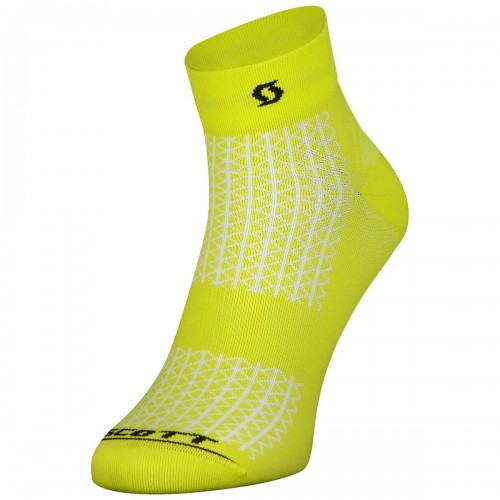 Scott Performance Quarter Fahrrad Socken gelb 2024 42-44
